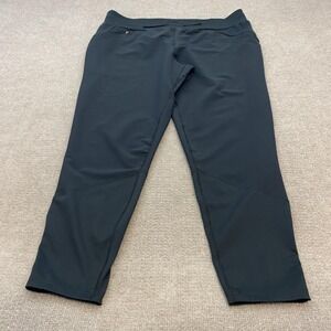 Columbia Leggings Womens XL Black Ankle Zip Pocket‎ Stretch Athletic Hiking
